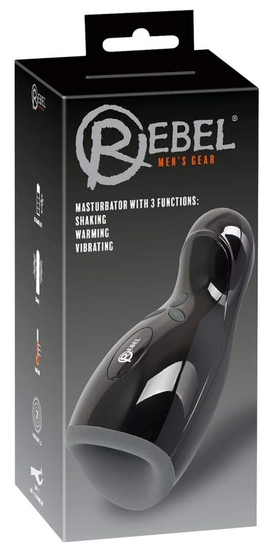Saile International Rebel Rebel Masturbator with 3 Funct Vibrator