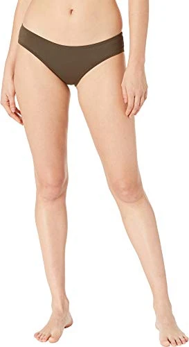 Vince Camuto Women's Surf Shades Shirred Smooth Fit Cheeky Bikini Bottoms Bonsai Small