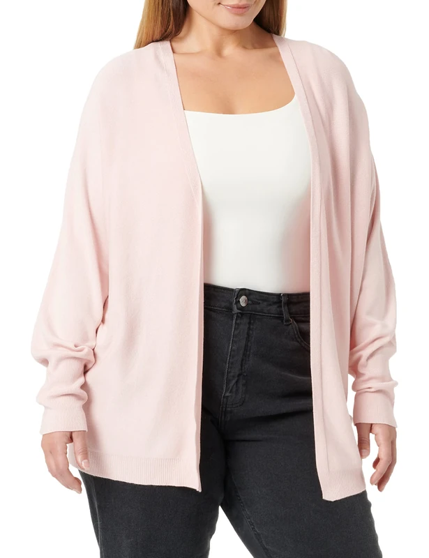 More & Women's Oversize Cardigan Cardigan, Pink (Rosewater 0809), 18 (Manufacturer Size: 44) - Image 1