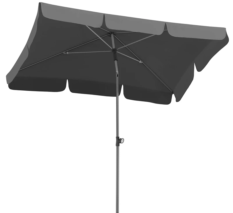 Schneider Locarno 718-15 Parasol 180 x 120 cm Diameter Rectangular Anthracite