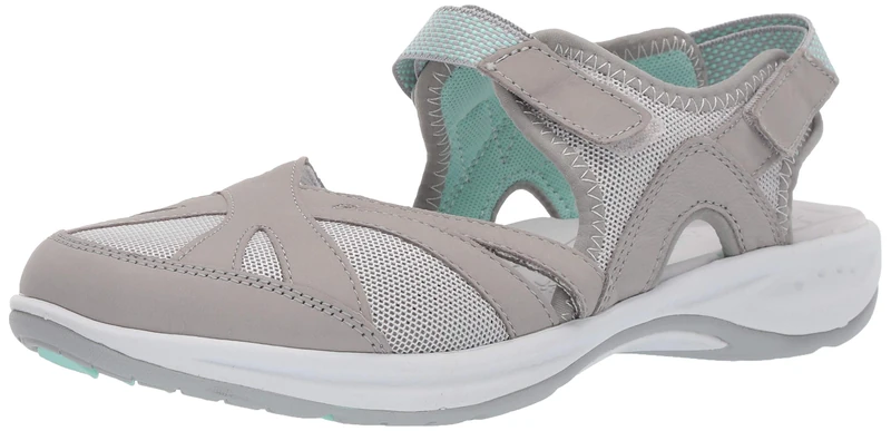 Easy Spirit Women's Esplash Mary Jane Flat, Grey-Mint, 6.5 UK - Image 1