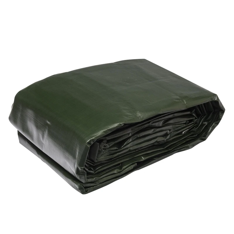 WERKA PRO Multifunctional Tarpaulin Black and Green 240 g/m2 8 x 12 m