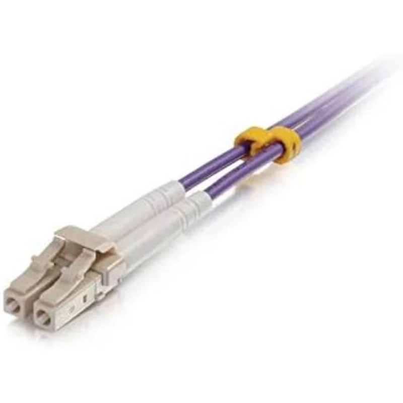 C2G 50m LC/LC OM4 LSZH Fibre Patch - Purple - Patch cable - LC multi-mode (M) to LC multi-mode (M) - 50 m - fibre optic - duplex - 50/125 micron - OM4 - purple