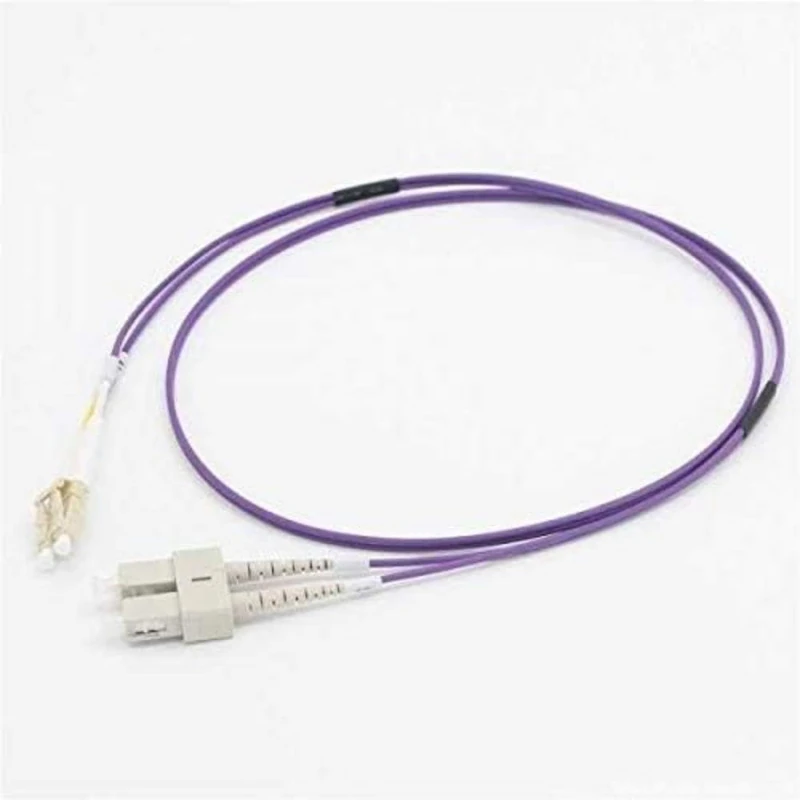 C2G 30m LC/SC OM4 LSZH Fibre Patch - Purple - Patch cable - LC multi-mode (M) to SC multi-mode (M) - 30 m - fibre optic - duplex - 50/125 micron - OM4 - purple
