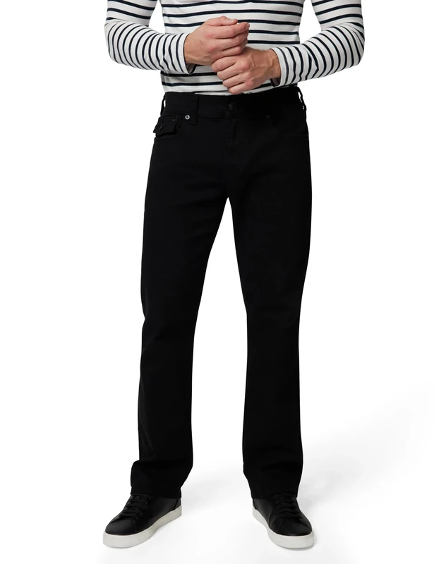 True Religion Men's Ricky Flap Sn, 2sb Body Rinse Black, 32