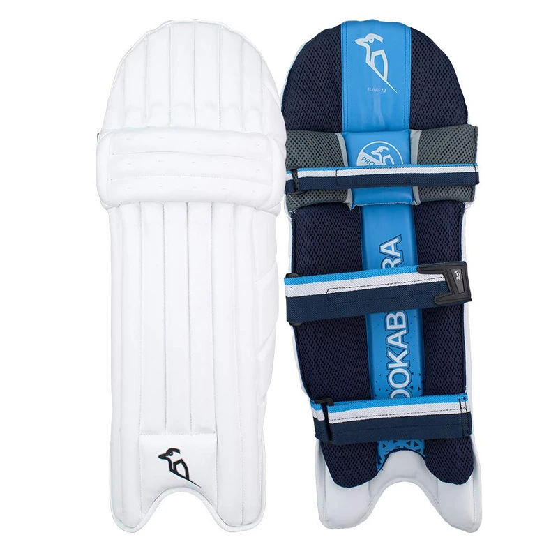Kookaburra 2019 Rampage 2.0 Batting Pads, White/Blue, YL/H