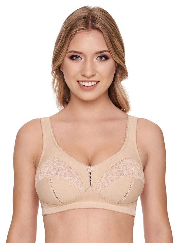 Susa Women's Topsy Plus Bra, Cappuccino, - Image 1