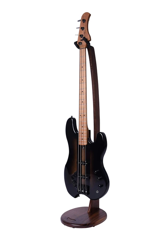 Ruach GS-2 Walnut Wood Bass Guitar Stand - Handmade - Image 1