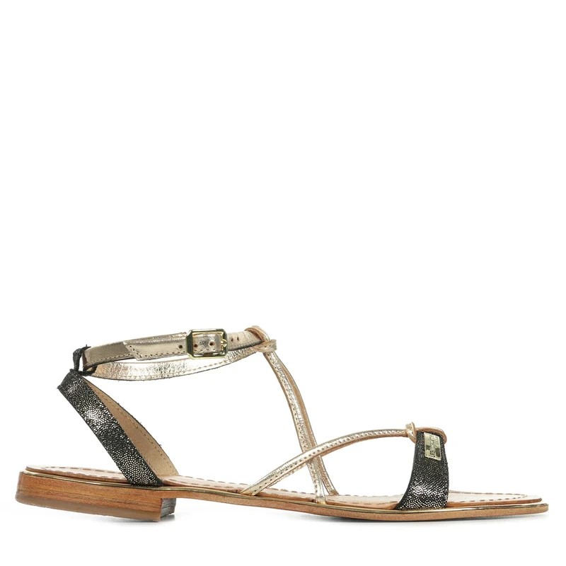 Les Tropéziennes par M. Belarbi Hirondel, Women’s Ankle Strap Sandals, Black (Noir Iris 555), 4 UK (38 EU)