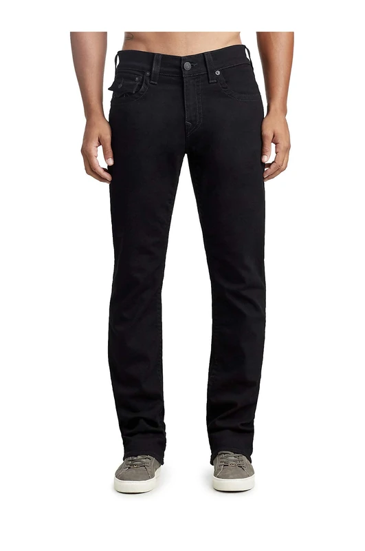 True Religion Men's Ricky Flap Sn, 2sb Body Rinse Black, 30
