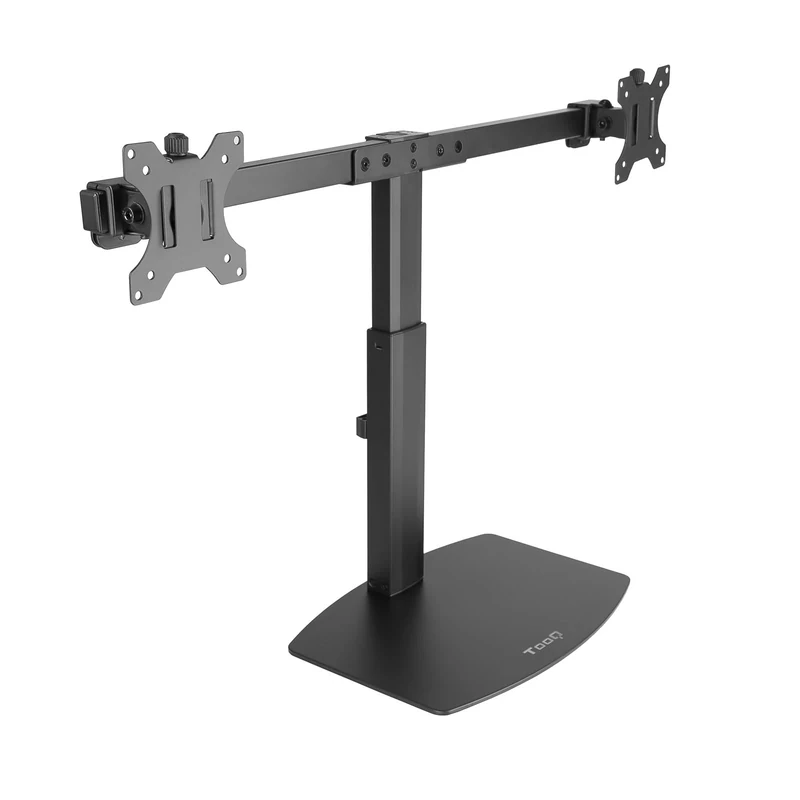 TooQ DB1727TN-B Swivel Table Mount for 2 Monitors/LED TV 17-27 Inches Black