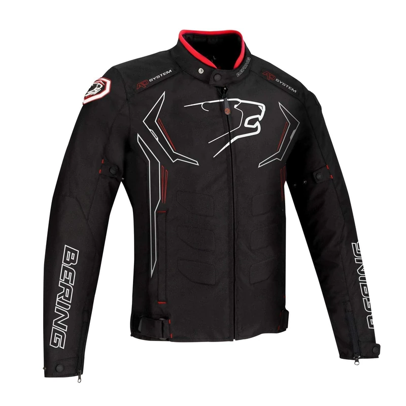 BERING Motorcycle jackets GUARDIAN Black/White/Red, Black/White/Red, L