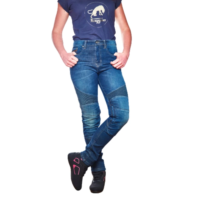 Furygan PURDEY Lady D3O Pants,Casual & Sportswear Casual & Sportswear,Heritage,Urbain Denim Blue
