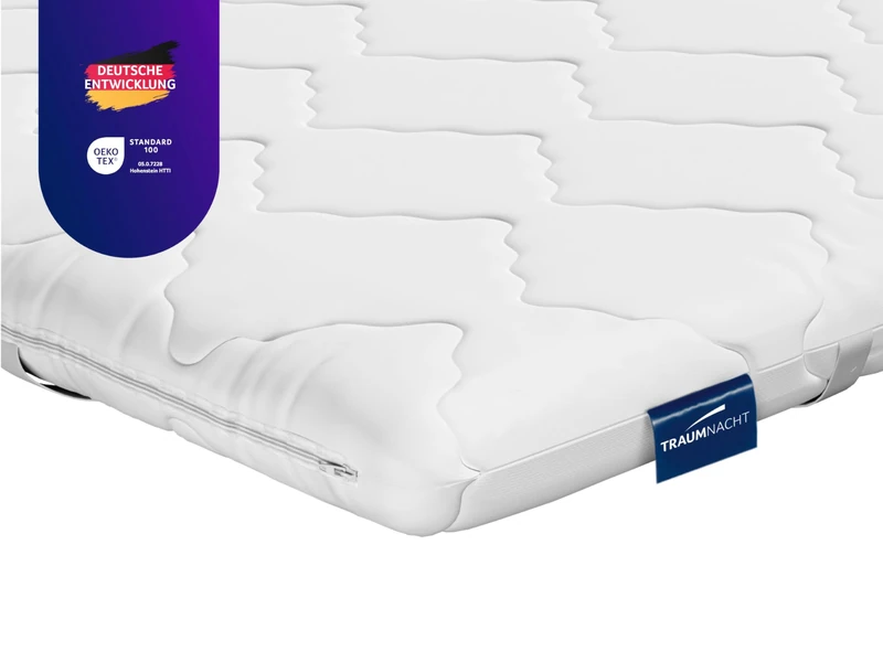 Traumnacht orthopedic mattress cups, with a comfortable foam core, 100 x 200 cm