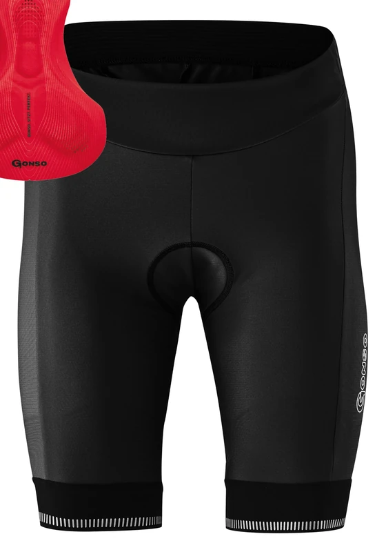 Gonso Sitivo W, Women's cycling shorts, With Sitivo Comfort seat pad, High elasticity of movement and anti-slip silicone leg grippers, Tight fit