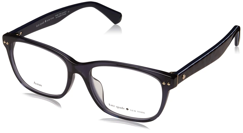 Kate Spade Cailin/F Acetate X0D VIOLET PATTERN BLUE, Rectangular, 52
