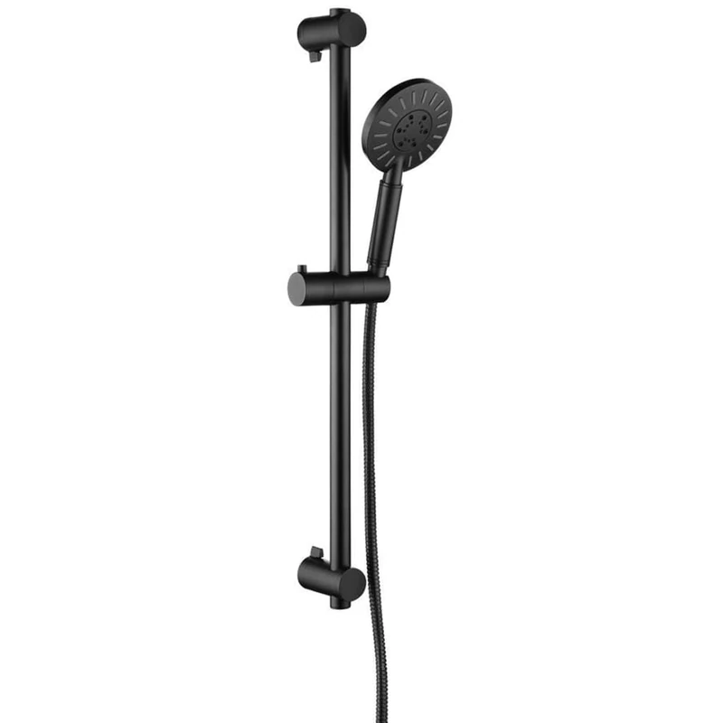 Tiger Splash Tyne Showerset, ABS, Black, 12.2 x 70.4 x 8.8 cm - Image 1