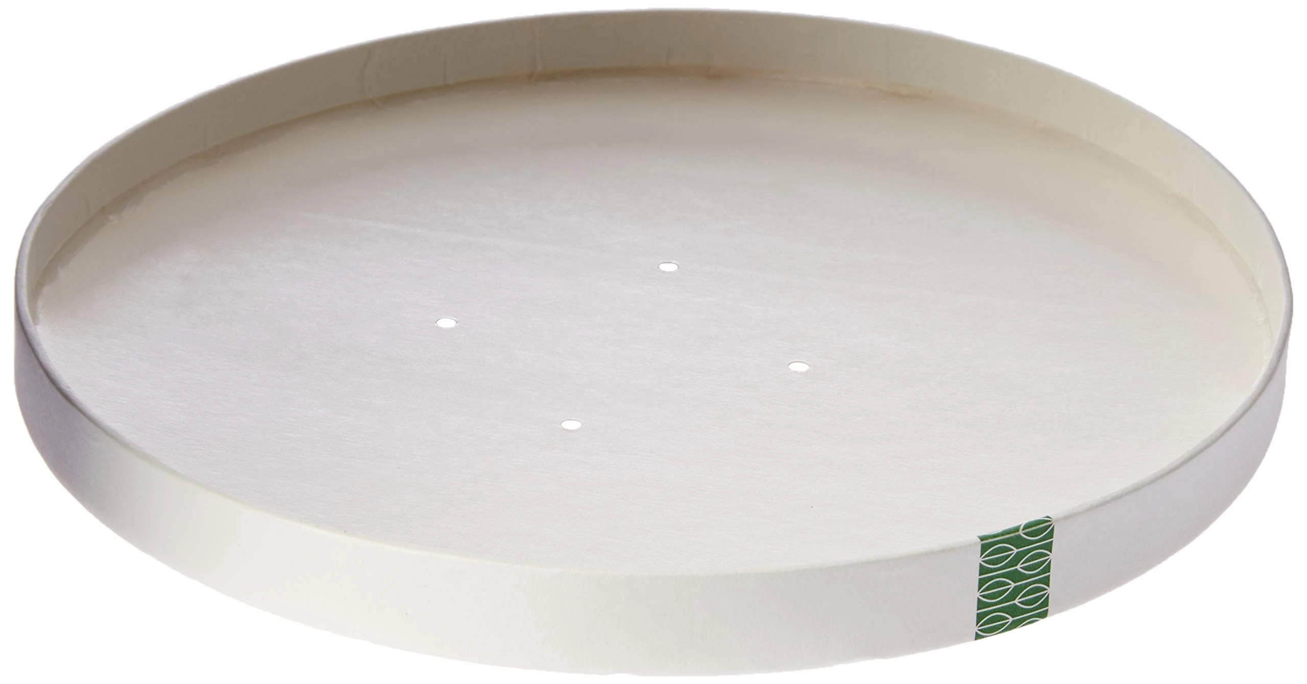Vegware 185-Series Compostable Bon Appetit Wide PLA-lined Paper Food Bowl Lid (Pack of 300)