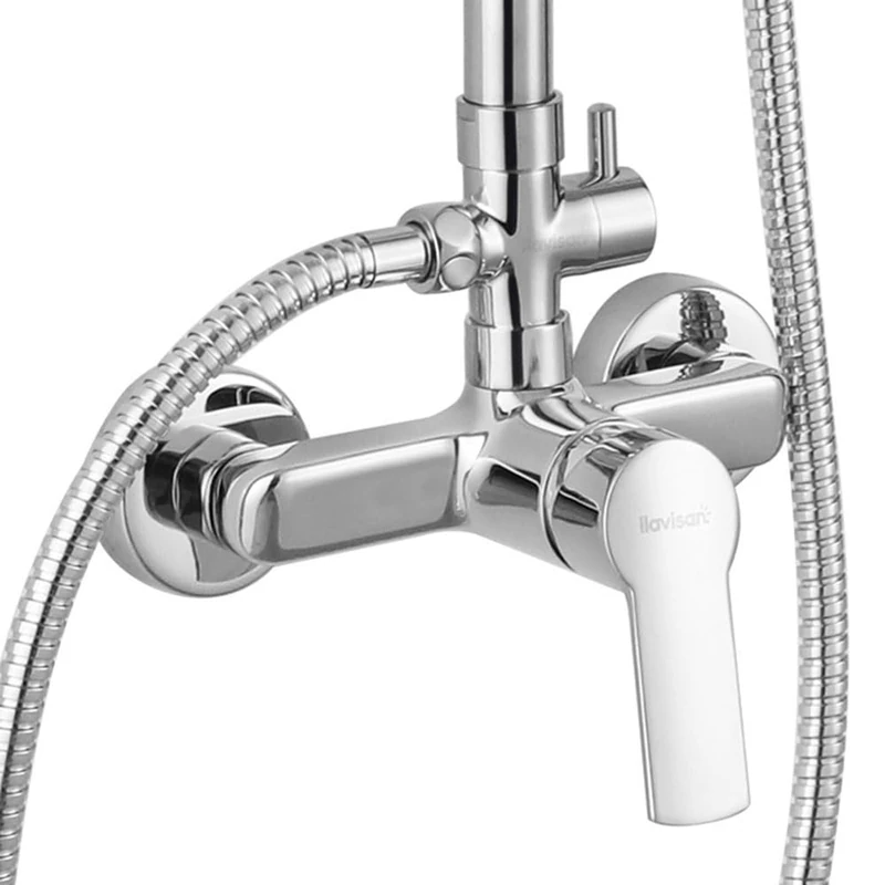 Oxen L152724 Monomando Combi Shower Sioux, Chrome Gloss