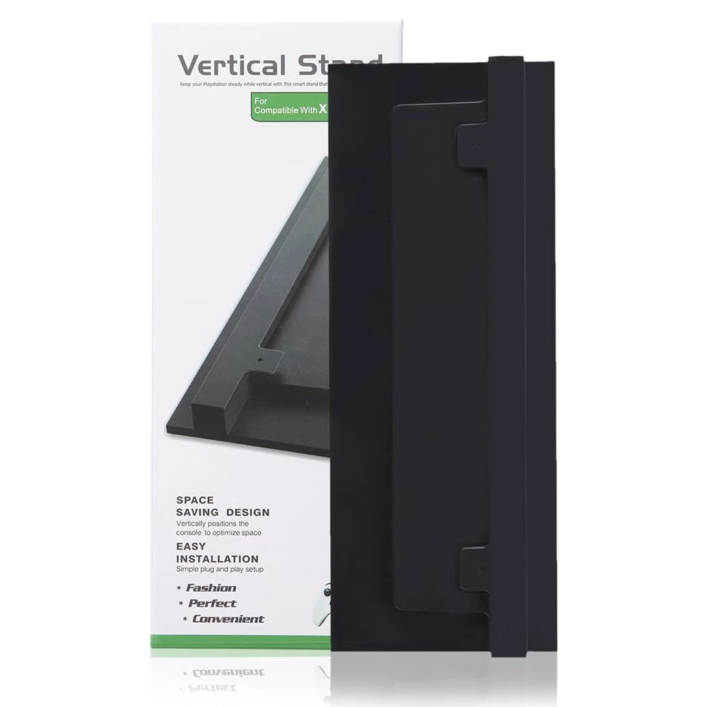KlsyChry Vertical Stand For Xbox One S Console (Black)
