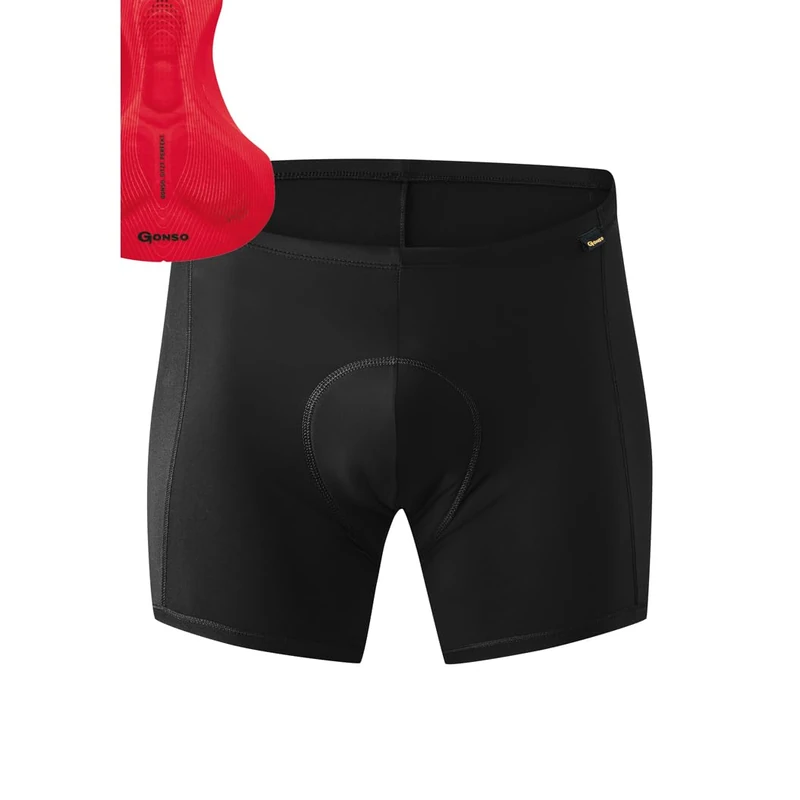 Gonso Sitivo U M, Men's cycling underpants, Fit under all cycling shorts and tights, With Sitivo seat pad with Poron elements, Tight fit