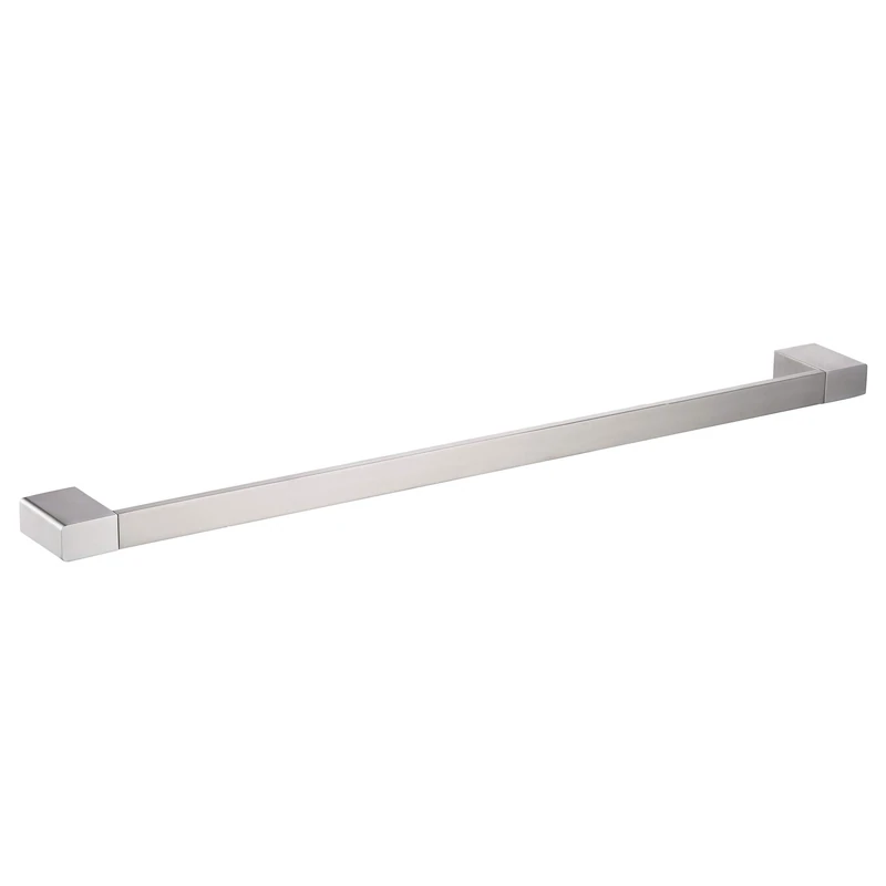 KRAUS Stelios 24-inch Bathroom Towel Bar, Brushed Nickel Finish, KEA-19937BN