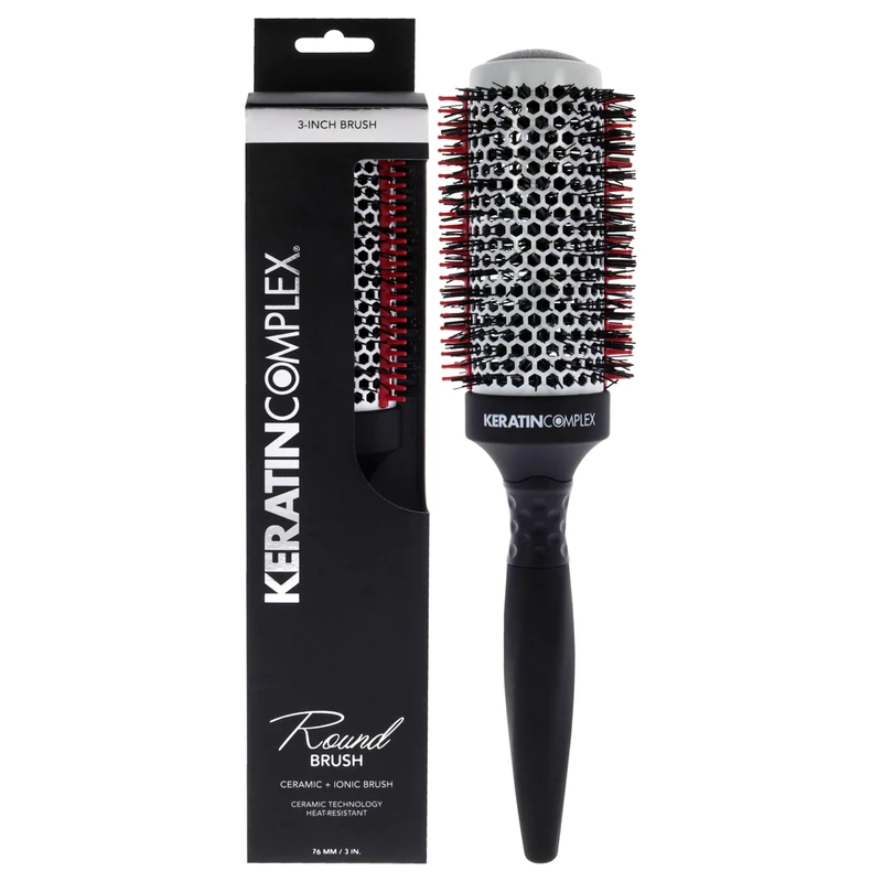 Keratin Complex Thermal Round Brush For Unisex 3 Inch Hair Brush