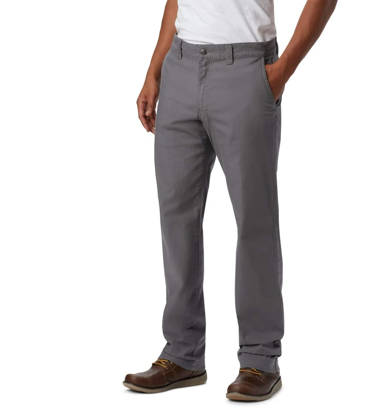 Columbia Men's Flex ROC Pant Hiking, City Grey, 42W x 30L