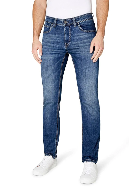 Atelier GARDEUR Men's Jeans Straight, Indigo, 38W / 34L