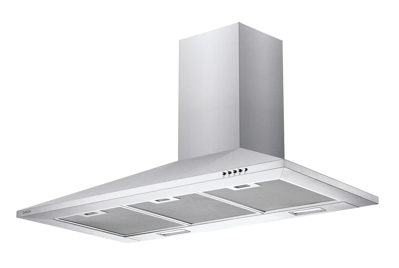 Candy CCE119/1X 90 cm Chimney Cooker Hood, 3 Speeds, Stainless Steel, One Size - Image 1