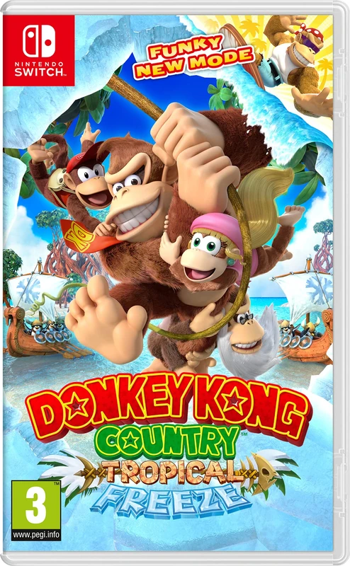 Nintendo Donkey Kong Country Returns (UK, SE, DK, FI) - Tropical Freeze - Image 1