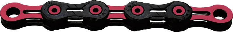 KMC Unisex's Black/Pink DLC 11 Chain, 1/2” x 11/128”