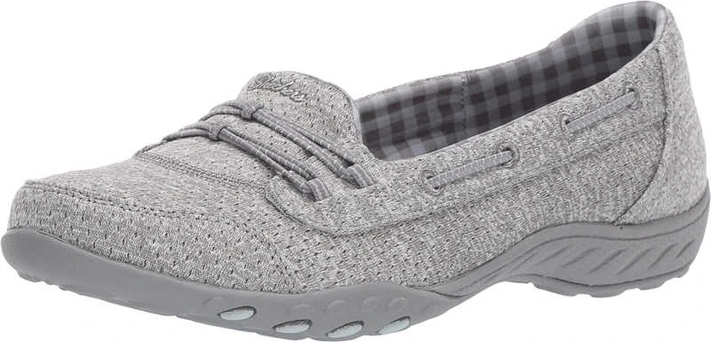 Skechers Women's Breathe Easy-Good Influence Sneaker - Grey