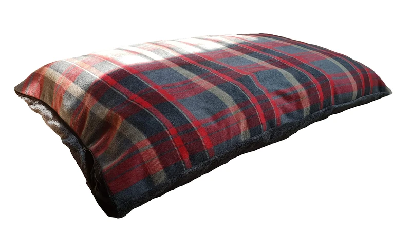 Gor Pets Camden Comfy Cushion - Calming Cushion for Dog - Machine Washable - Comfy Sleep for Your Furry Friend Medium - (76x117cm) - Red