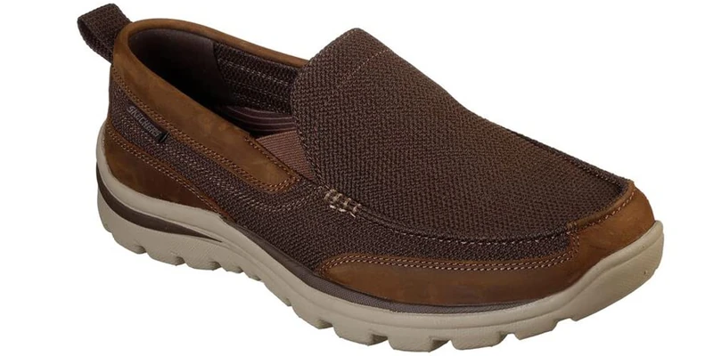 Skechers Men's Superior Milford Loafer, Brown, 10 UK