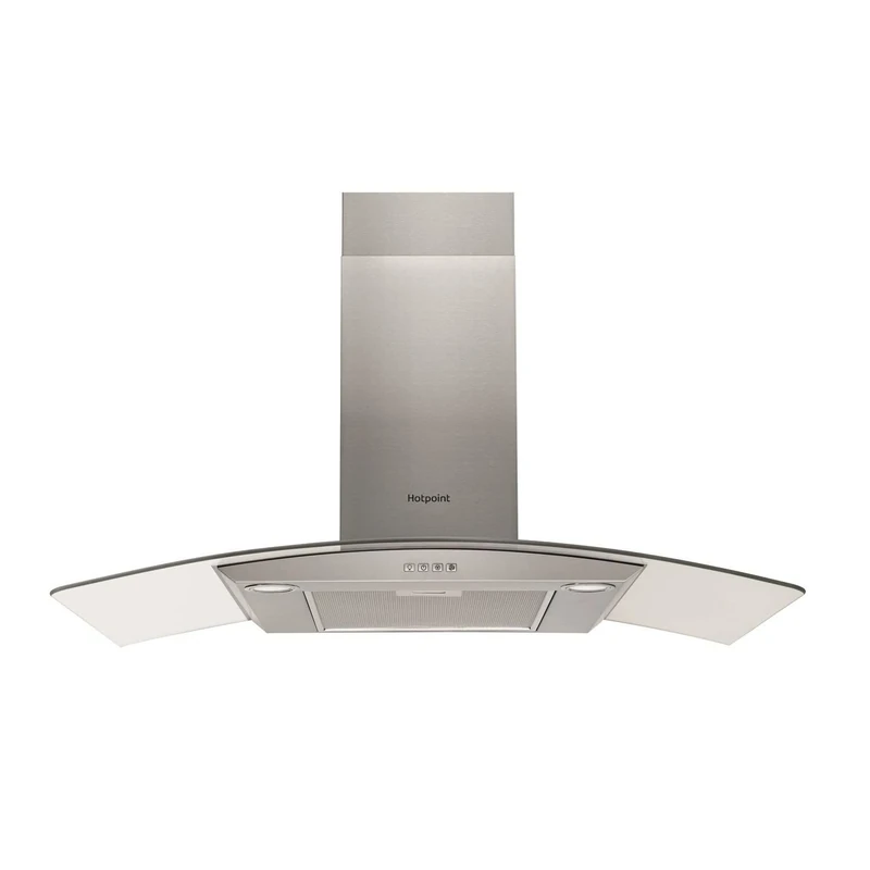 Hotpoint PHGC94FLMX 90cm Chimney Cooker Hood in Stainless Steel