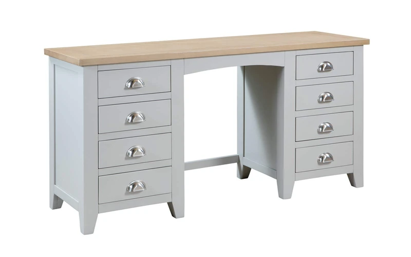 Julian Bowen Richmond Twin Dressing Table, Oak, one size