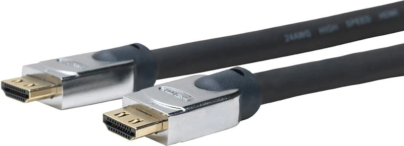 VivoLink - 4K HDMI 2.0 Metal Head Cable - High-Speed Cable with Ethernet - Ultra High Resolution up to 4K/60Hz 4:4:4 - Transfer Rate up to 18Gbs - 99.9% Pure Copper Cable - Very Flexible - 2 m, Black