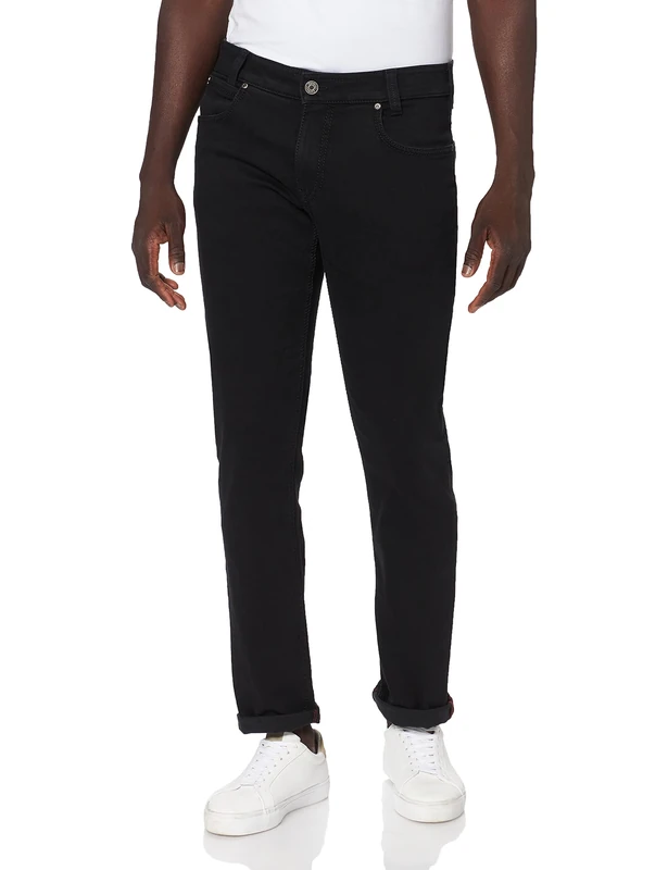 Atelier GARDEUR Uomo BATU-2 Comfort Stretch Jeans Straight, Black, 46W / 30L