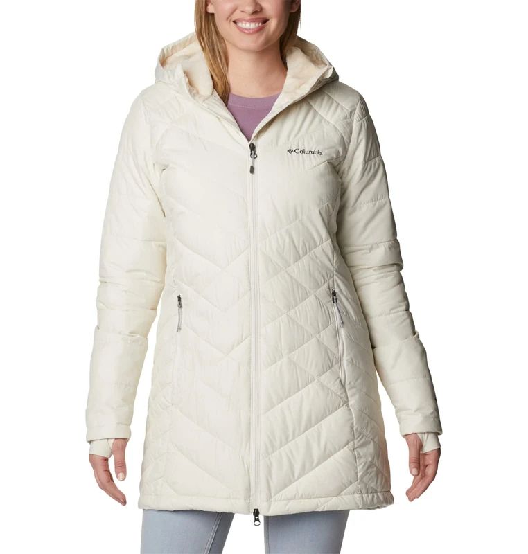 Columbia Women's Long Hooded Puffer Jacket, Heavenly