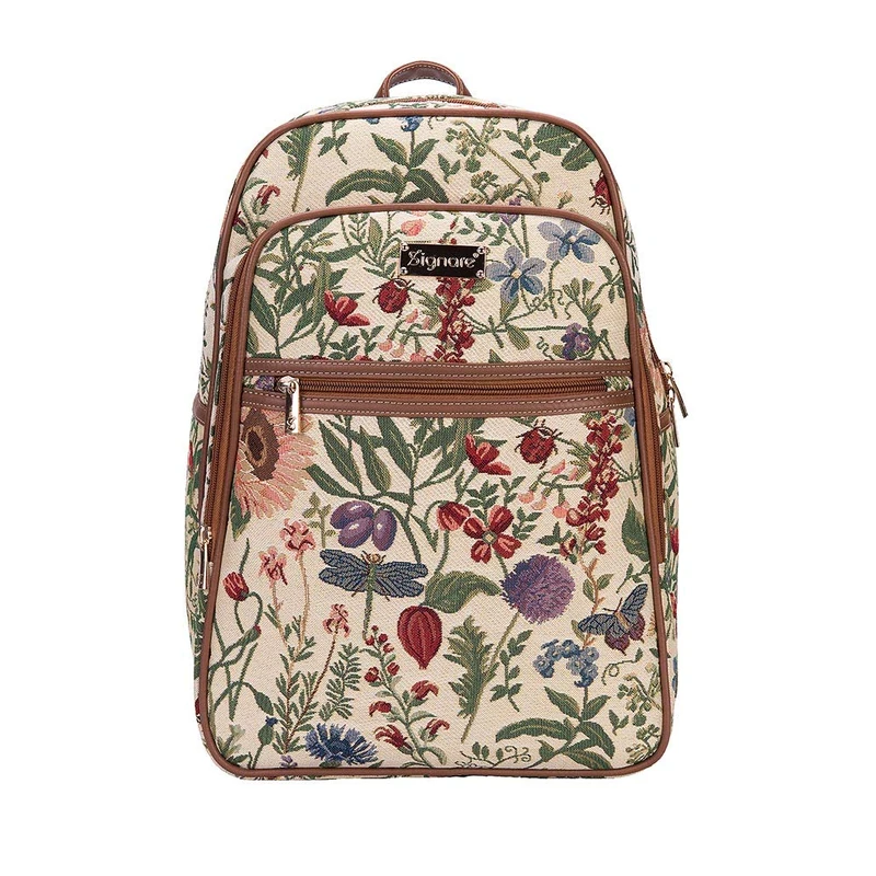 Signare Women's Backpack Ladies Rucksack Knapsack for Woman, Morning Garden, M, Rucksack Backpacks - Image 1