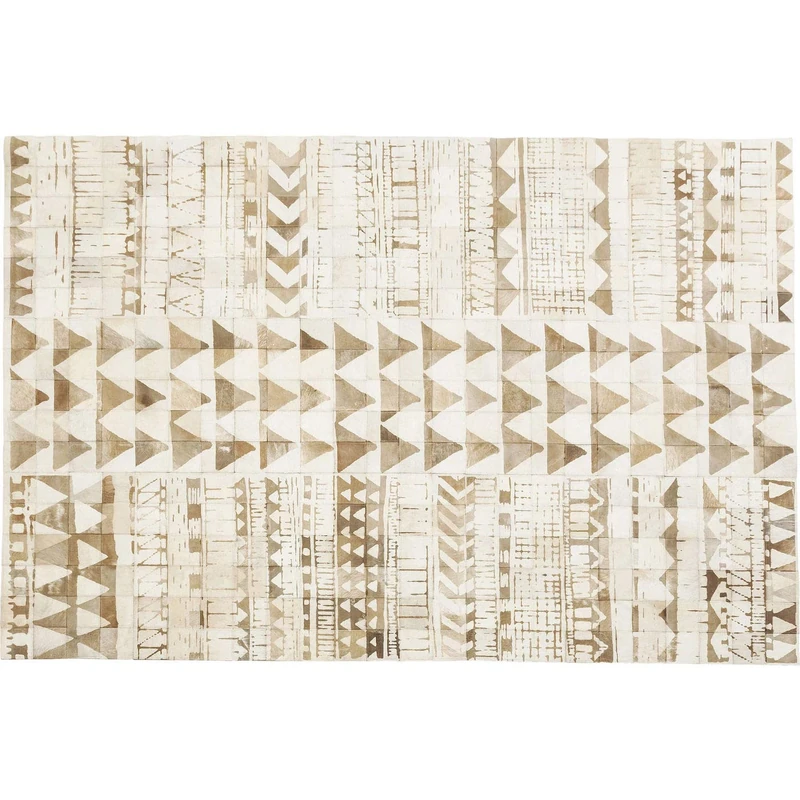 Kare Design Hieroglyphics Square Carpet, Beige, 1 x 170 x 240