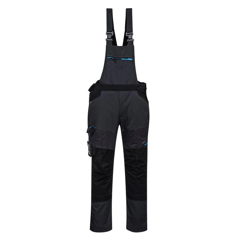 Portwest WX3 Bib and Brace, Size: S, Colour: Metal Grey, T704MGRS