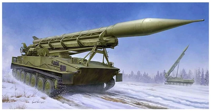Trumpeter 1:35-2P16 Launcher w/Missile 2k6 Luna (FROG-5)