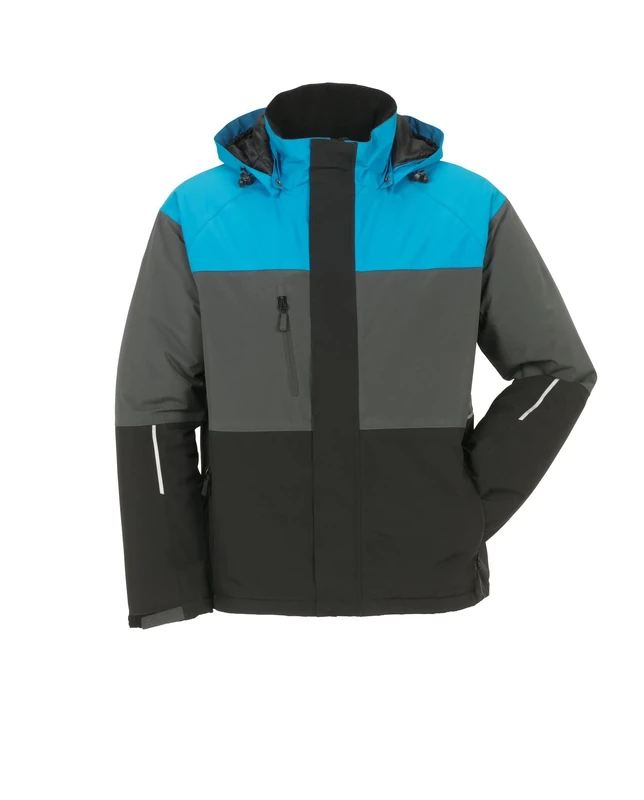 Planam Outdoor Winter Men's Aviator Jacket Blue Grey Black Model 3757 Size XXL