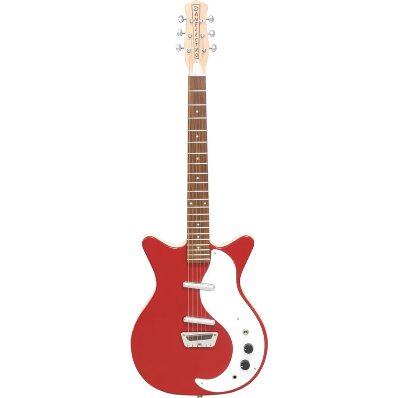 Danelectro The 'Stock '59' Electric Guitar ~ Vintage Red, DC59VRD