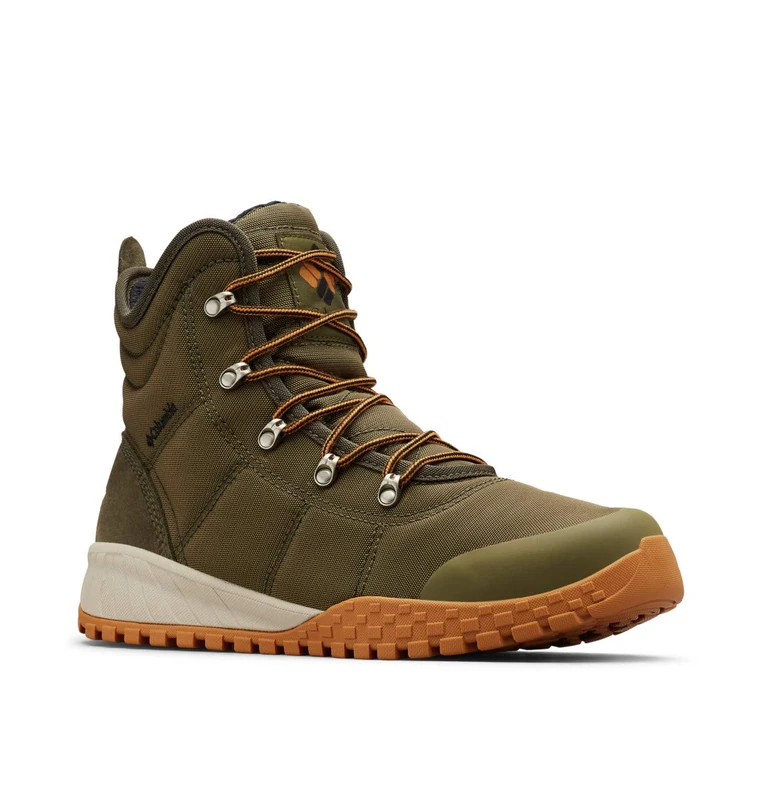 Columbia FAIRBANKS WATERPROOF OMNI-HEAT Waterproof Men's Snow Boots, Green (Nori x Canyon Gold), 8 UK - Image 1