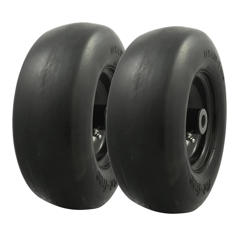 MARASTAR 11x4.00-5 Flat-Free Tire and Wheel Assembly - 2 Pack - Image 1