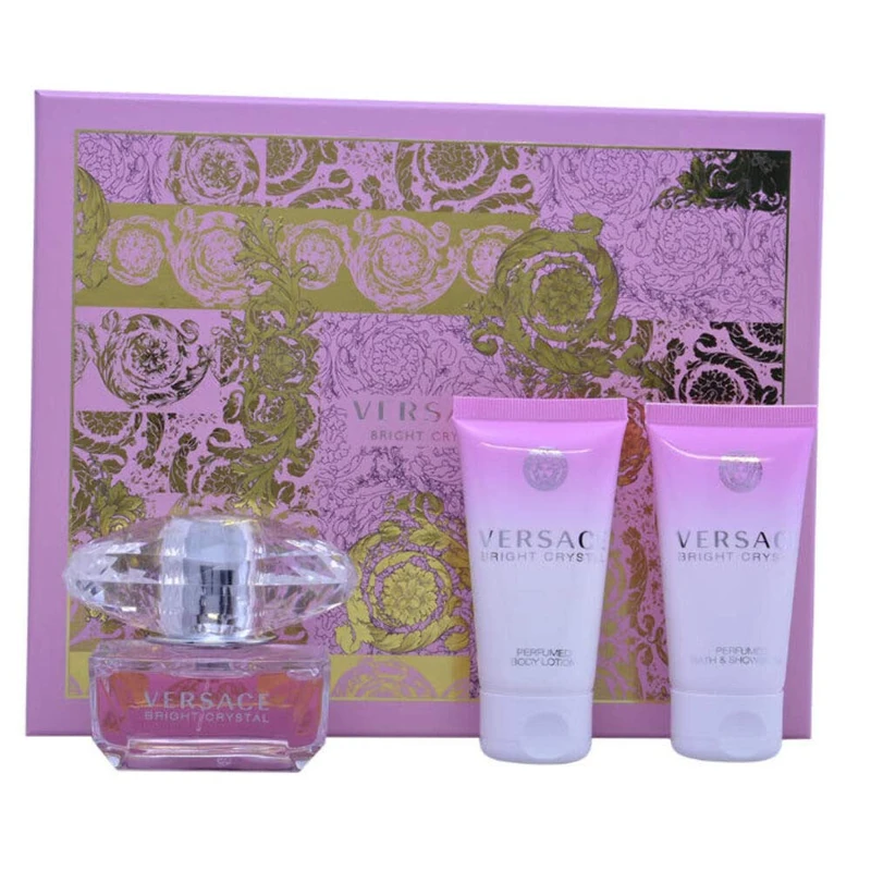Versace Bright Crystal Lote 3 Pz For Daily Use