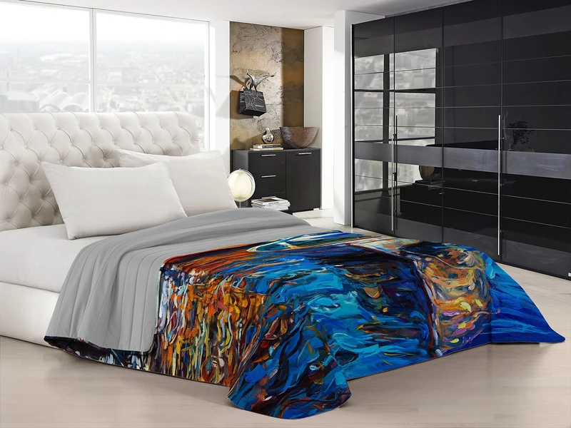 Italian Bed Linen Sogni d'Autore Summer Quilt,SD15,Double, SD 15